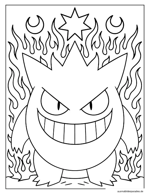Pokémon Ausmalbild 28 - kostenlos zum Ausdrucken