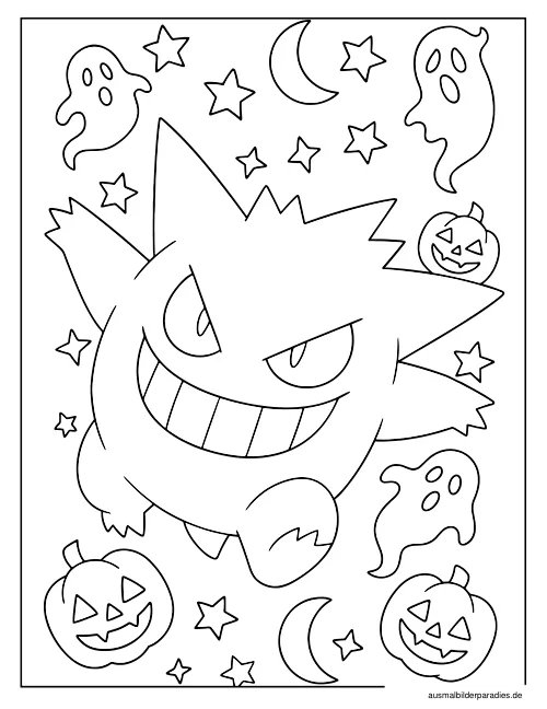 Pokémon Ausmalbild 29 - kostenlos zum Ausdrucken