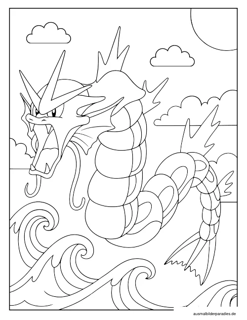 Pokémon Ausmalbild 30 - kostenlos zum Ausdrucken