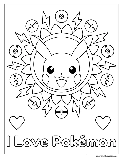Pokémon Ausmalbild 32 - kostenlos zum Ausdrucken