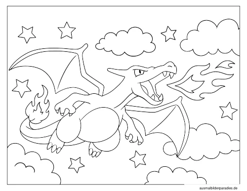 Pokémon Ausmalbild 7 - kostenlos zum Ausdrucken