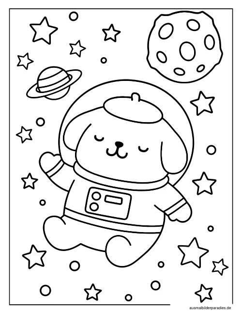 Pompompurin Ausmalbild 14 - kostenlos zum Ausdrucken