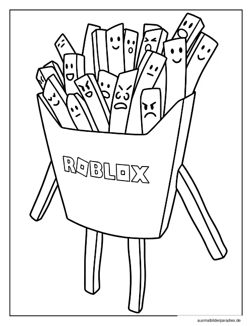 Roblox Ausmalbild 15 - kostenlos zum Ausdrucken