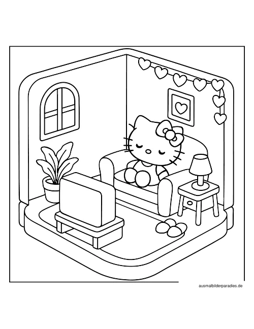 Sanrio Ausmalbild 10 - kostenlos zum Ausdrucken