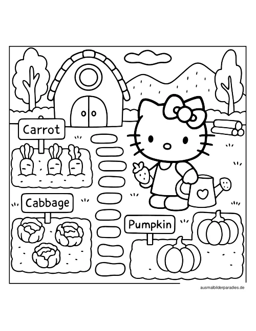 Sanrio Ausmalbild 12 - kostenlos zum Ausdrucken