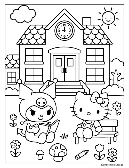 Sanrio Ausmalbild 14 - kostenlos zum Ausdrucken
