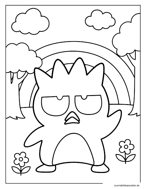 Sanrio Ausmalbild 2 - kostenlos zum Ausdrucken