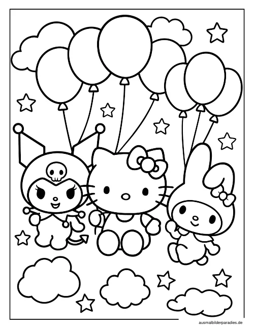 Sanrio Ausmalbild 20 - kostenlos zum Ausdrucken