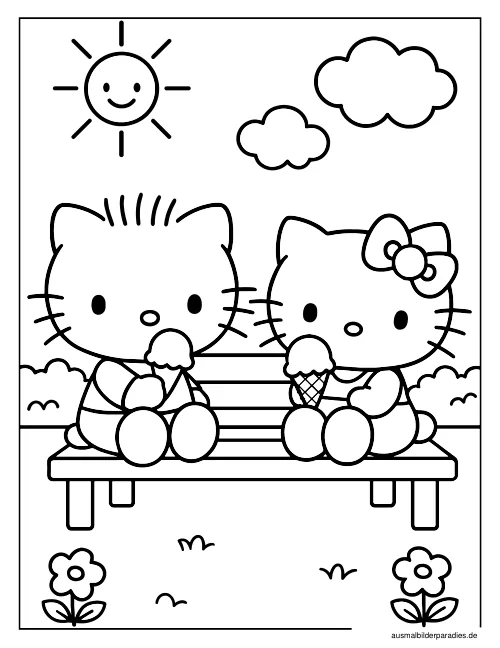 Sanrio Ausmalbild 22 - kostenlos zum Ausdrucken