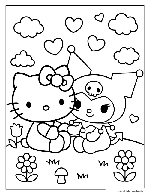 Sanrio Ausmalbild 25 - kostenlos zum Ausdrucken