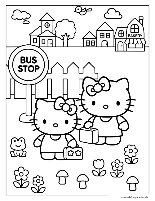 Sanrio Ausmalbild 27 - kostenlos zum Ausdrucken