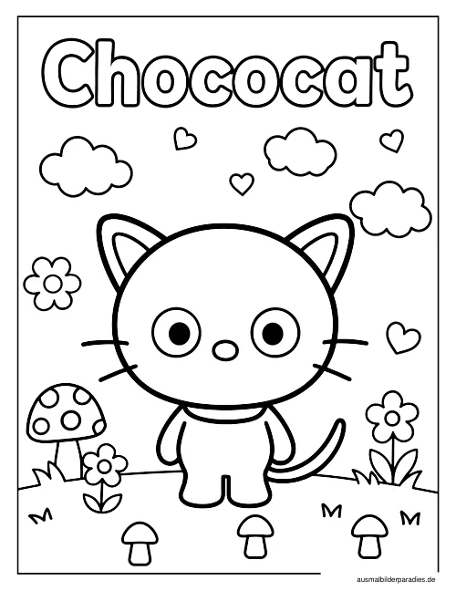 Sanrio Ausmalbild 3 - kostenlos zum Ausdrucken