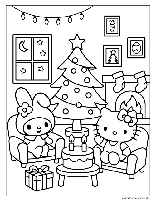 Sanrio Ausmalbild 30 - kostenlos zum Ausdrucken