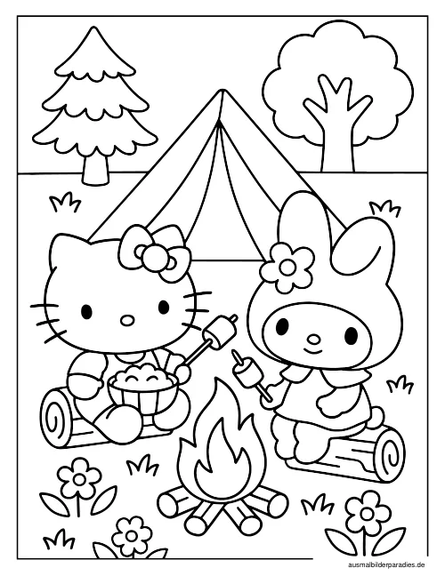 Sanrio Ausmalbild 31 - kostenlos zum Ausdrucken