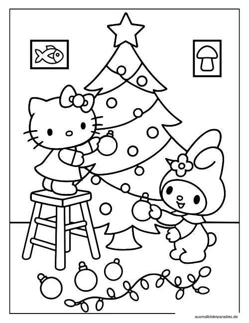 Sanrio Ausmalbild 32 - kostenlos zum Ausdrucken