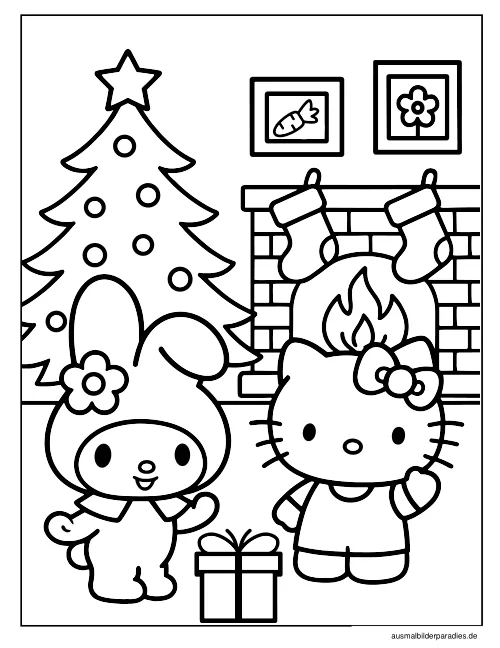 Sanrio Ausmalbild 33 - kostenlos zum Ausdrucken