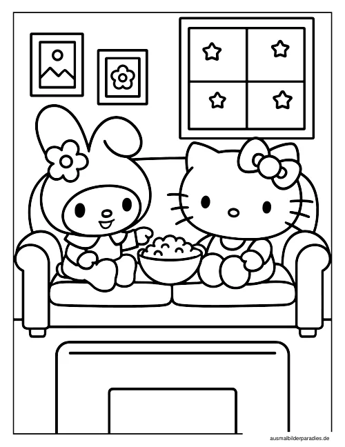 Sanrio Ausmalbild 34 - kostenlos zum Ausdrucken