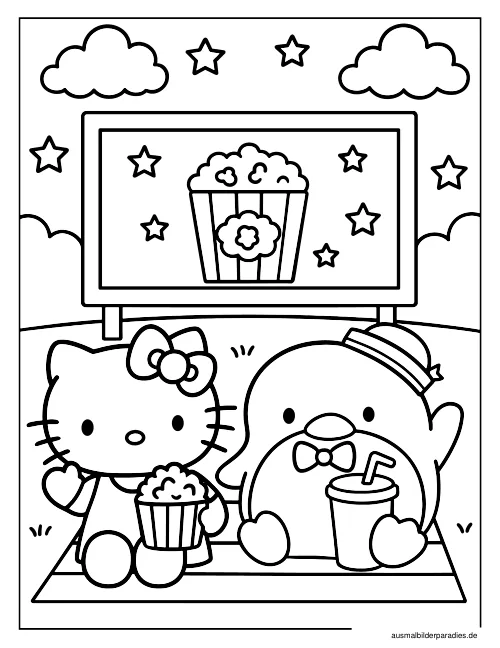 Sanrio Ausmalbild 35 - kostenlos zum Ausdrucken