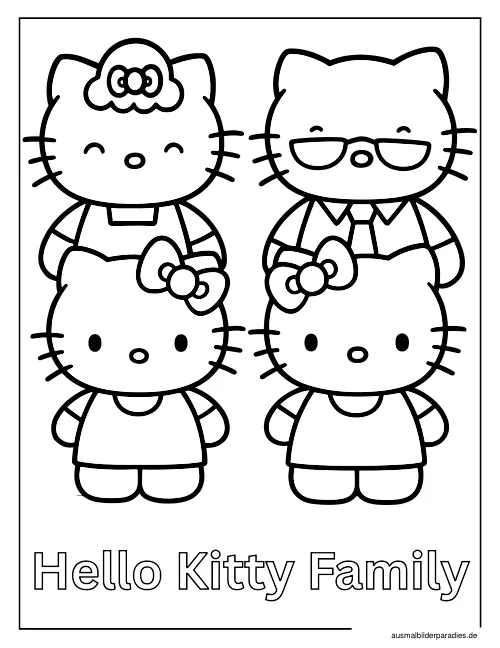 Sanrio Ausmalbild 36 - kostenlos zum Ausdrucken
