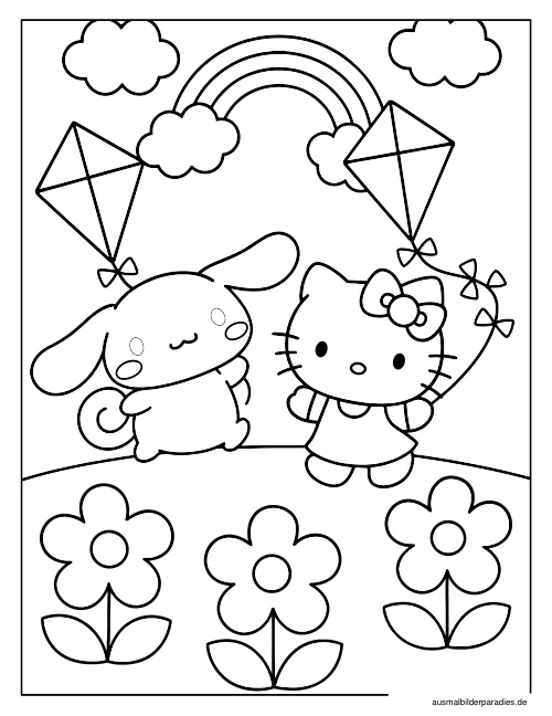 Sanrio Ausmalbild 5 - kostenlos zum Ausdrucken