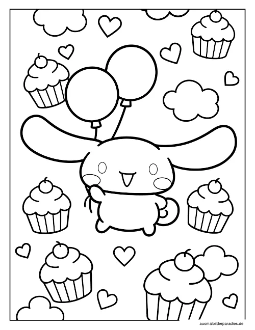 Sanrio Ausmalbild 7 - kostenlos zum Ausdrucken