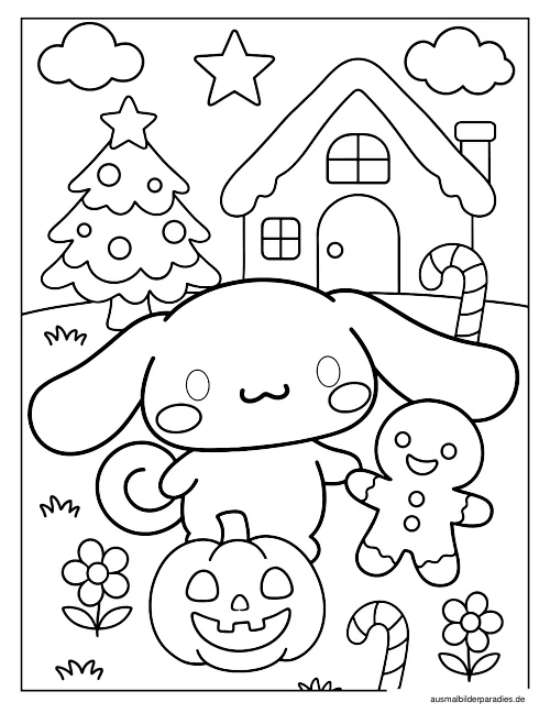 Sanrio Ausmalbild 9 - kostenlos zum Ausdrucken