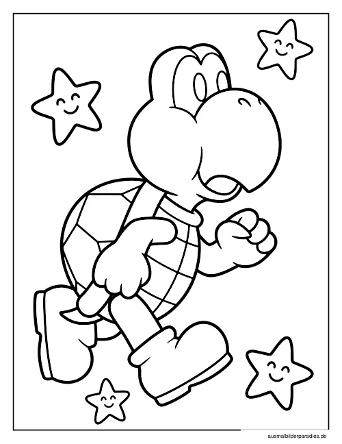 Schildkröte Ausmalbild 11 als Gratis-PDF Schildkröte Ausmalbild 11 - kostenlos zum Ausdrucken