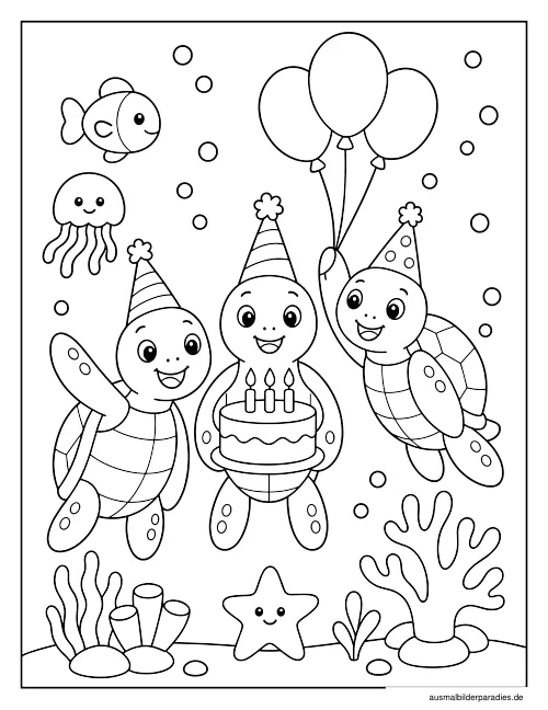 Schildkröte Ausmalbild 21 als Gratis-PDF Schildkröte Ausmalbild 21 - kostenlos zum Ausdrucken