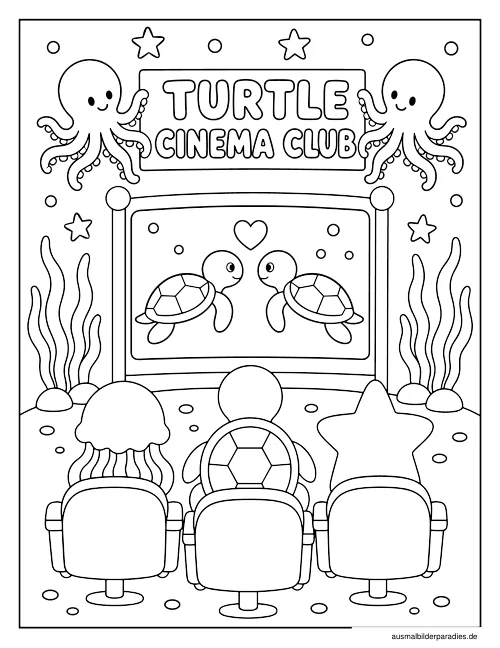 Schildkröte Ausmalbild 22 als Gratis-PDF Schildkröte Ausmalbild 22 - kostenlos zum Ausdrucken