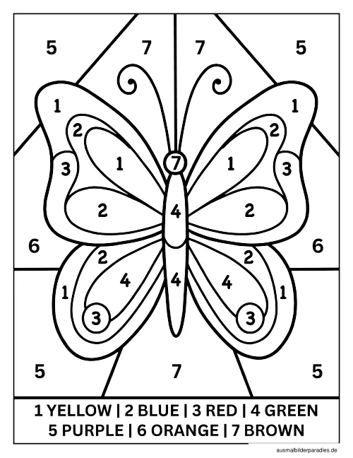 Schmetterling Ausmalbilder Schmetterling Ausmalbilder kostenlos zum Ausdrucken