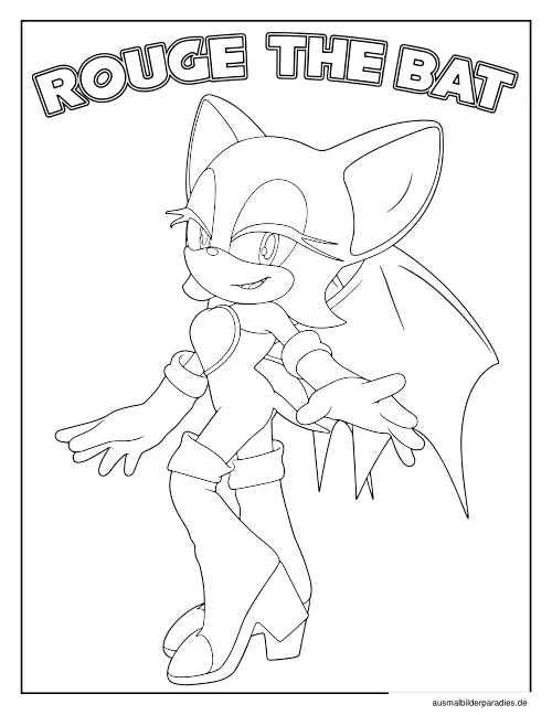 Sonic Ausmalbild 34 - kostenlos zum Ausdrucken
