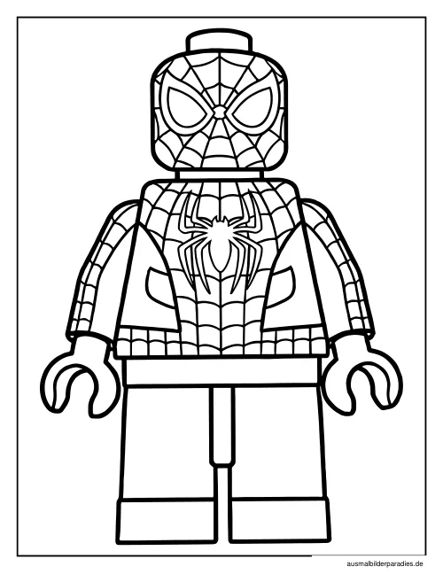 Spider-Man Ausmalbild 11 - kostenlos zum Ausdrucken