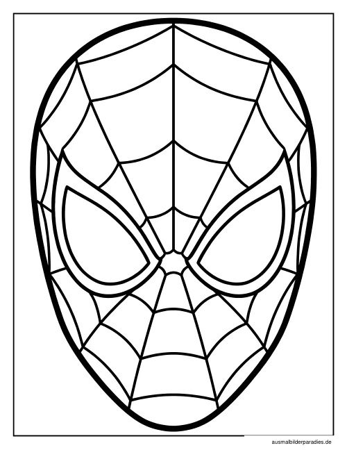 Spider-Man Ausmalbild 15 - kostenlos zum Ausdrucken
