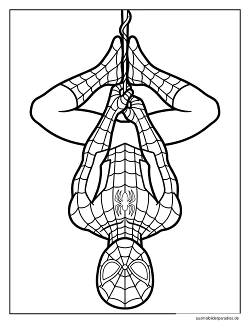 Spider-Man Ausmalbild 29 - kostenlos zum Ausdrucken