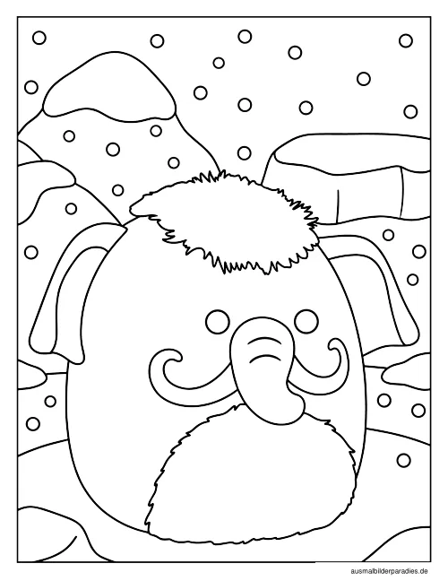 Squishmallow Ausmalbild 26 - kostenlos zum Ausdrucken