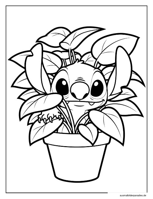 Stitch Ausmalbild 32 - kostenlos zum Ausdrucken