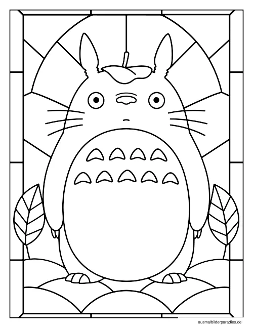Studio Ghibli Ausmalbild 24 - kostenlos zum Ausdrucken