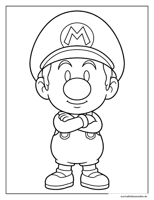 Super Mario Ausmalbilder kostenlos zum Ausdrucken