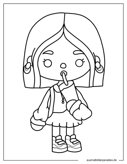 Toca Boca Ausmalbild 14 - kostenlos zum Ausdrucken