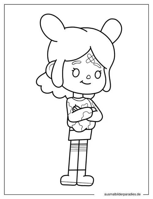 Toca Boca Ausmalbild 15 - kostenlos zum Ausdrucken
