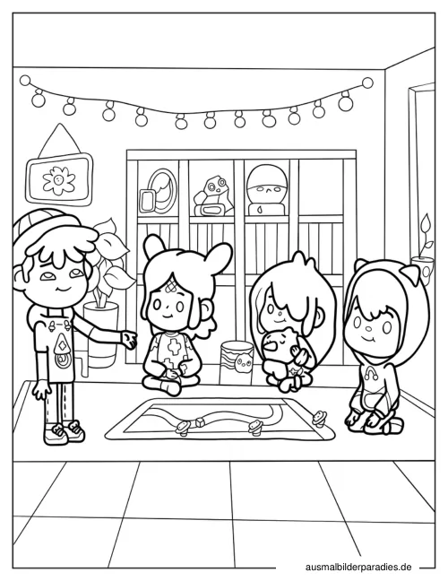Toca Boca Ausmalbild 16 - kostenlos zum Ausdrucken