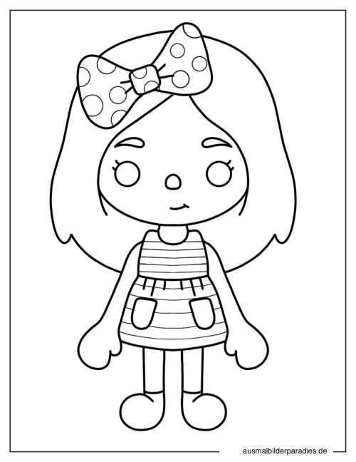 Toca Boca Ausmalbild 19 - kostenlos zum Ausdrucken