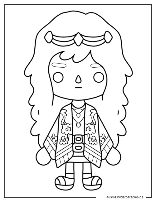 Toca Boca Ausmalbild 20 - kostenlos zum Ausdrucken