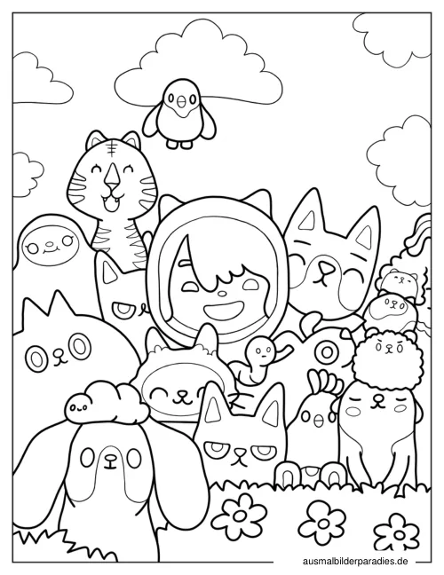 Toca Boca Ausmalbild 21 - kostenlos zum Ausdrucken