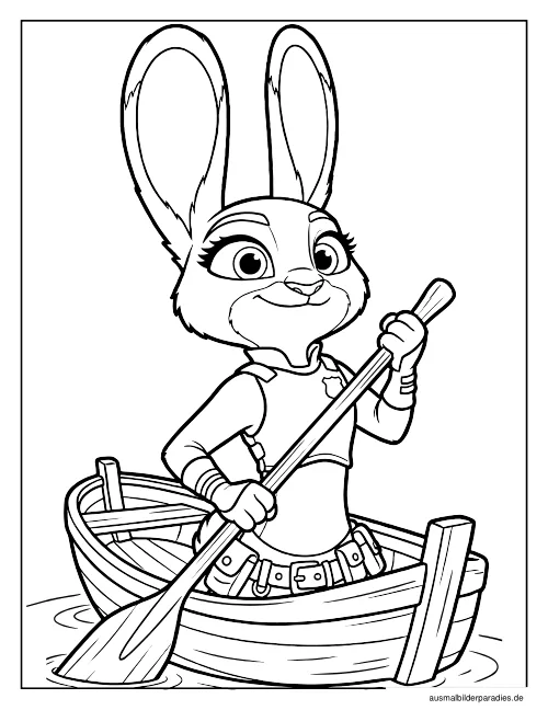 Zootopia Ausmalbild 12 - kostenlos zum Ausdrucken